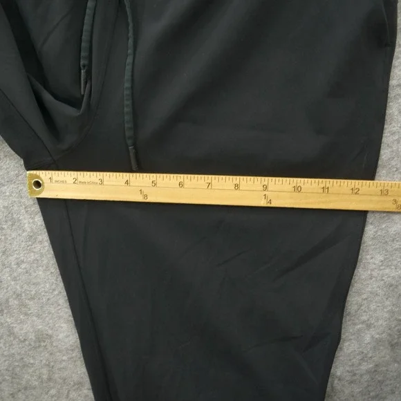 Lululemon Pants Womens 8 Black Keep Moving Active Elastic Waist Relaxed Leg - Picture 9 of 11